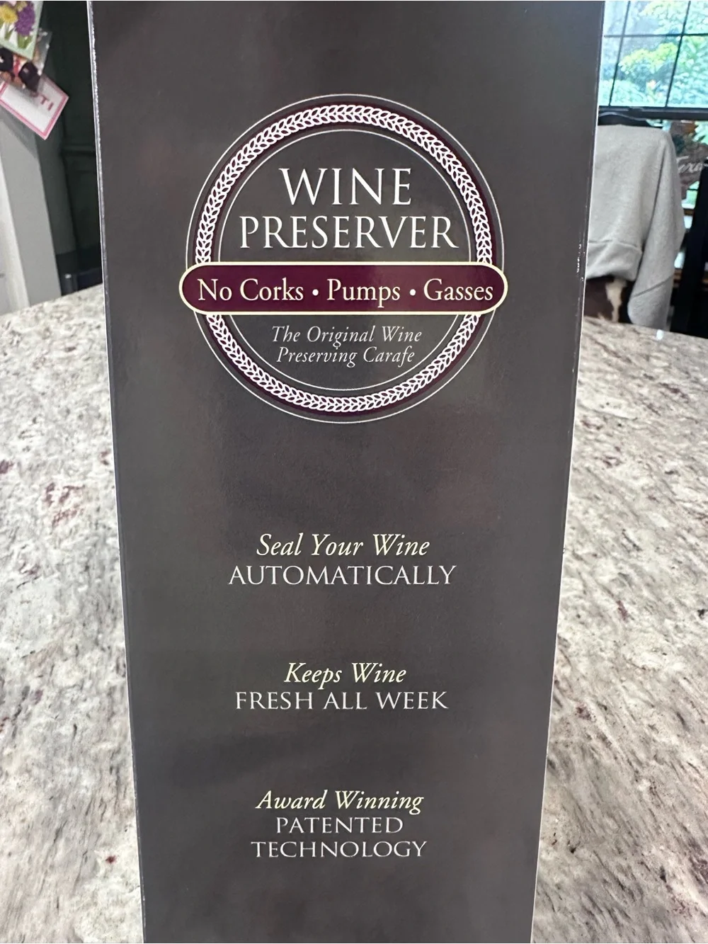Wine Preserver - Clear/Transparent